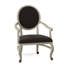 Oakland Upholstered King Louis Back Arm Chair-540448525-540503573