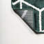 Tapis vert / blanc Mashawna-1158466972