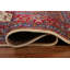 Tapis persan Kashmar à motif floral rétro noué à la main 10 x 12