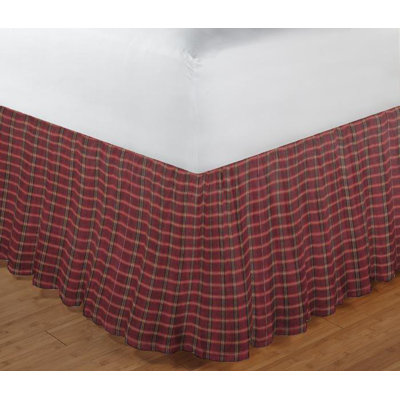 Woodland Star And Geese Ruffled Bed Skirt