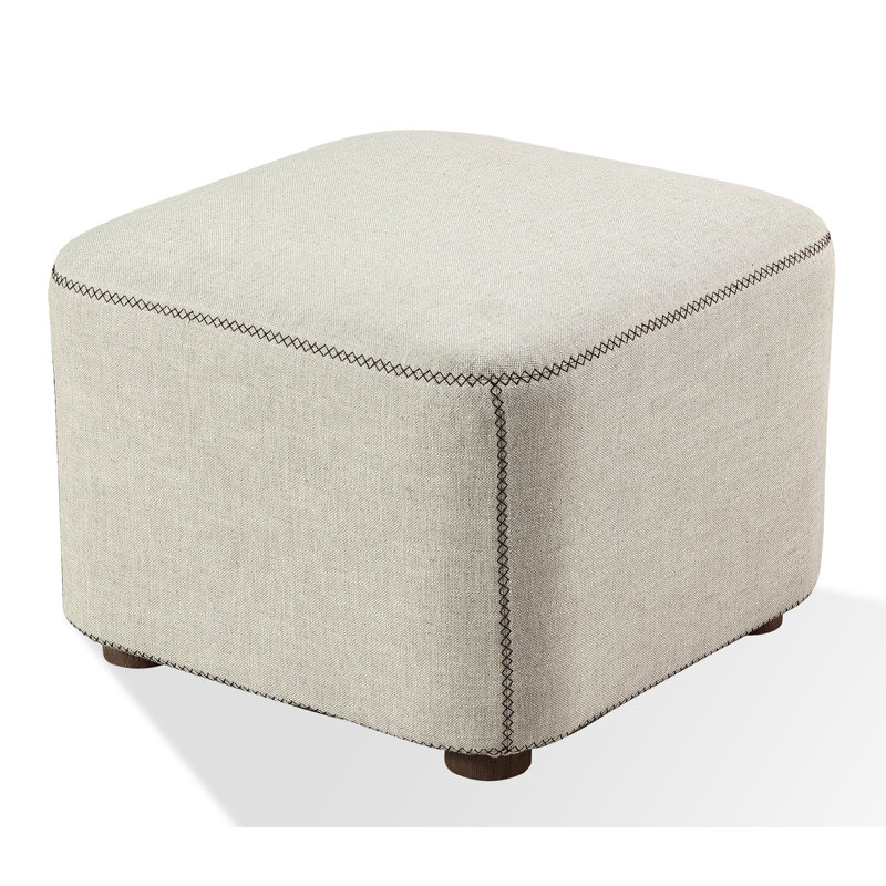 Banc rembourré en mélange de lin Rogin