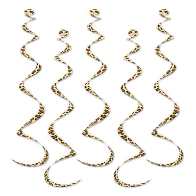 Tourbillons à imprimé léopard