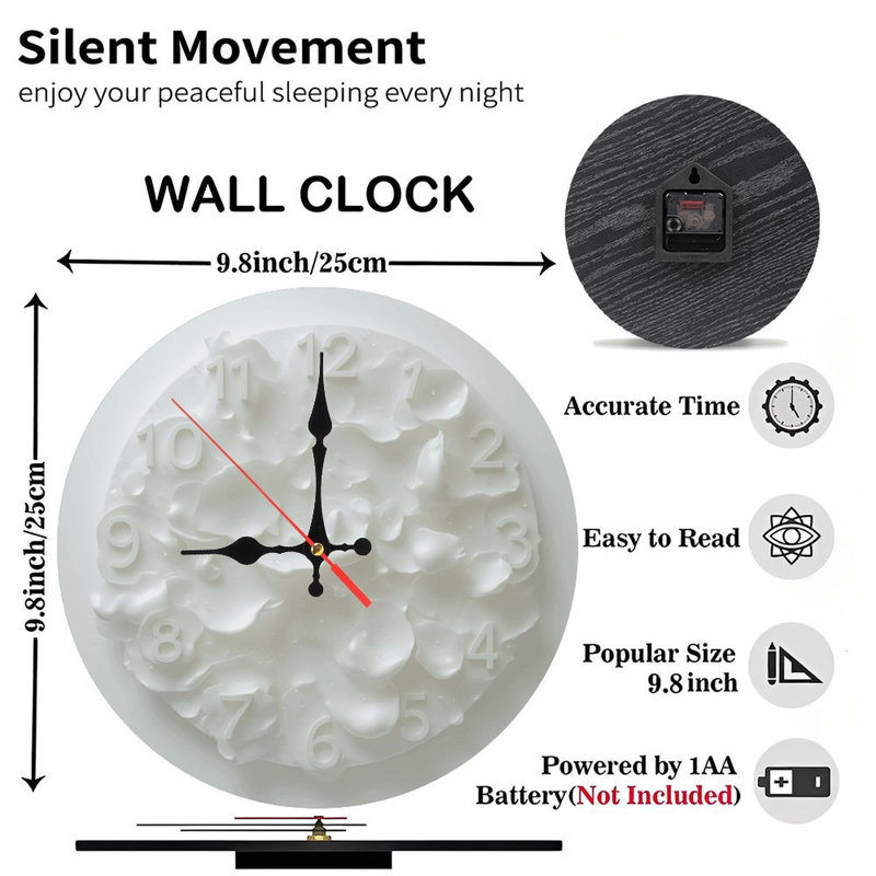 Horloge blanche moderne