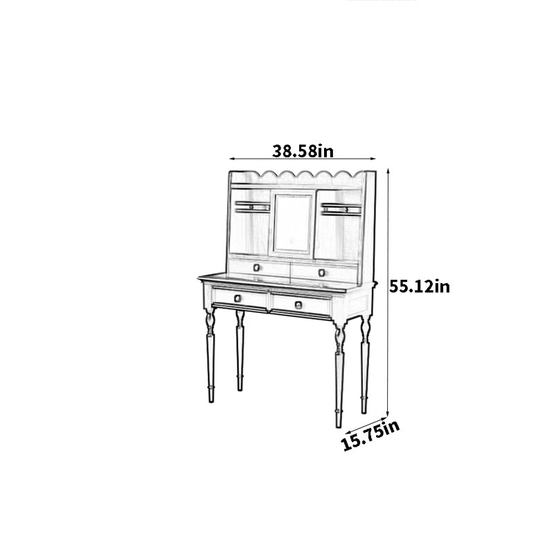 Commode de chambre principale en bois massif