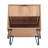 Dumbo 20" Fluted Nightstand In Golden Brown (1-Drawer)-1077747528