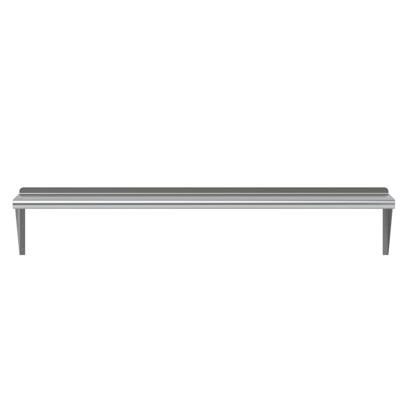 Tablette murale en acier inoxydable 12 po x 60 po