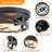 10.8 In. Farmhouse Black Flush Mount Ceiling Light Fixture with Turnable Light Cap (1-Pack)-114838189