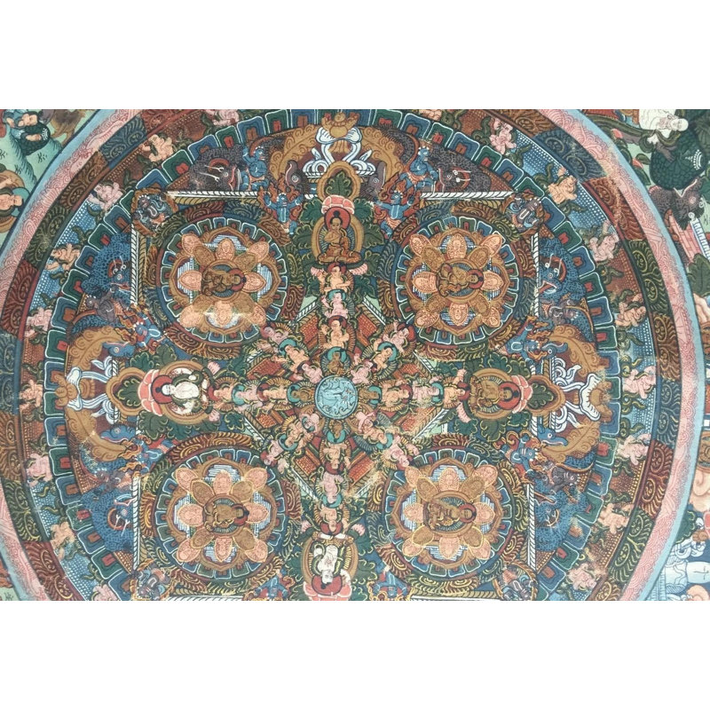 Mandala Thangka (Thangka sans brocart)