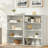 Multifunctional 8 - Layer Cd Bookcase, Adjustable Shelves, Detachable Into Two 4 , High Density , 32 Lbs Net Weight Double Shelf For And Books, Configuration, Height, White 71" Height-122452496