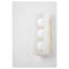 Support pour salle de bain 3 lumières Saumya