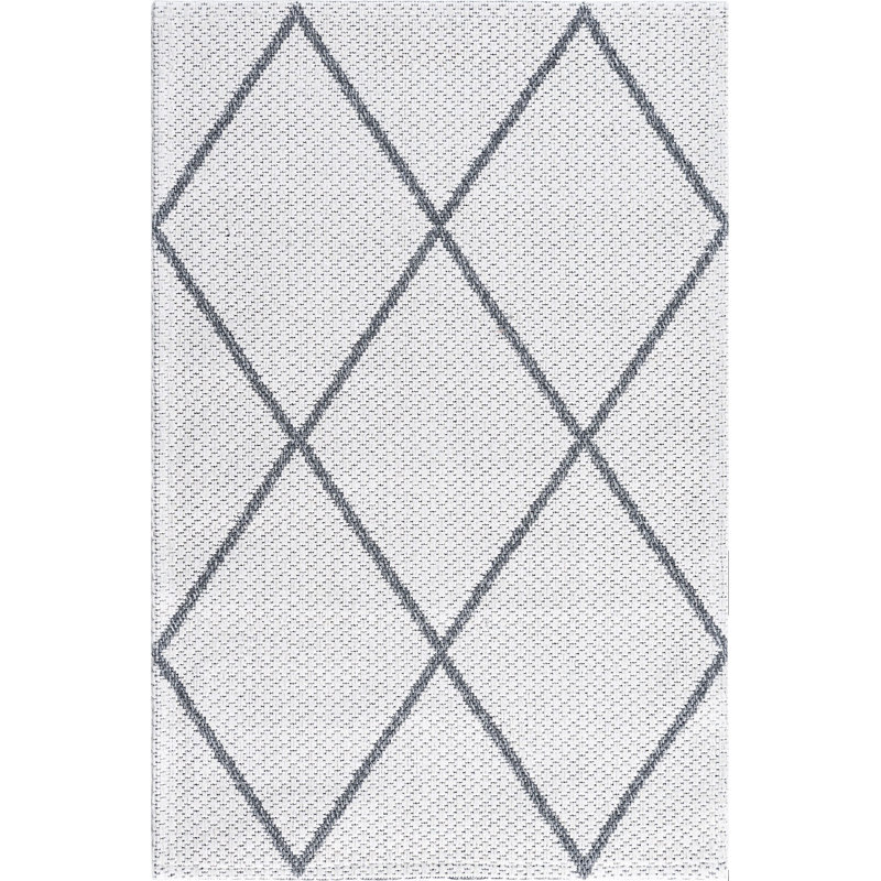 California Cotton Abstract Indoor Rug, Rectangle 2'2" x 3'