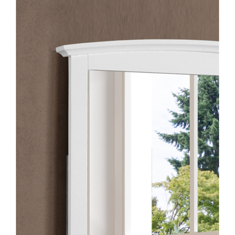 Miroir mural Hammond, Blanc
