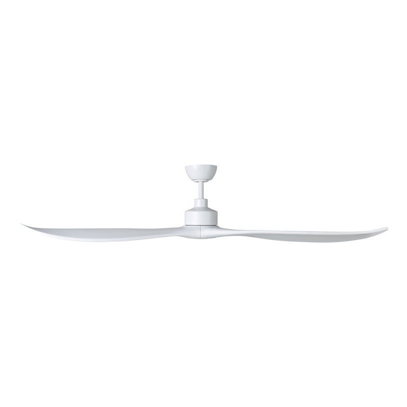 Zionne Ceiling Fan, White, White, 80" H x 72" W x 72" D