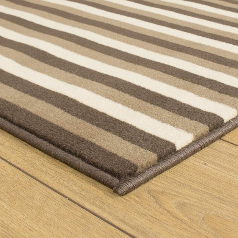 Barium Tufted Brown Indoor Rug, Runner 300cm x 60cm