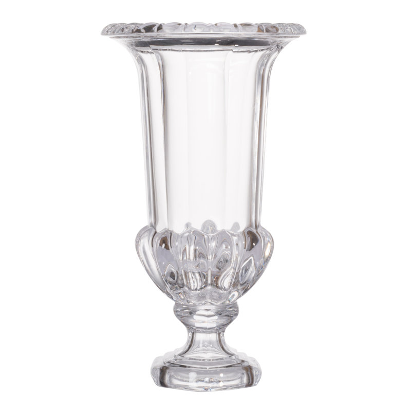 Robyn Handmade Glass Table Vase, 14.8" H