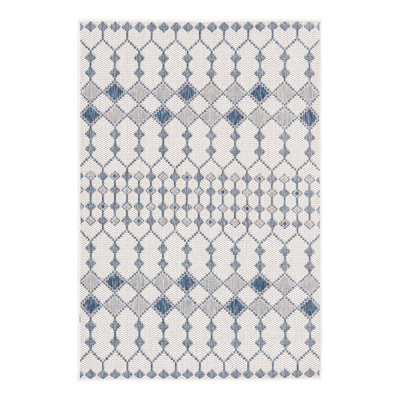 Tapis extérieur ivoire Traliccio