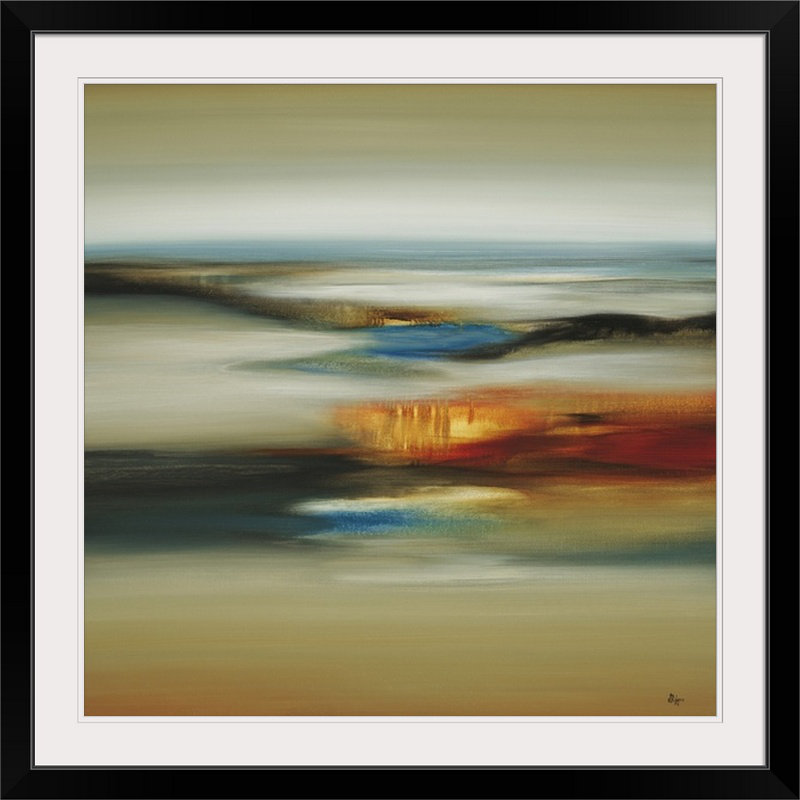 «Hymera Calm Scape» par Lisa Ridgers, reproduction d'art, H 35 po x l 35 po x P 1,5 po, Toile