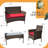Rifiki 4 - Person Patio Conversation Set with Cushions-294053896-294053902