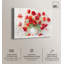Art mural occidental en acrylique «Red Blooms in a Vase» par Art Remedy, prêt à être suspendu-114958223