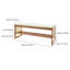 Banc de rangement pour chaussures 4 paires-254898826