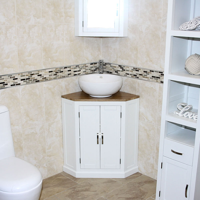 Ananda 550mm Single Bathroom Vanity with Vessel Ceramic Basin