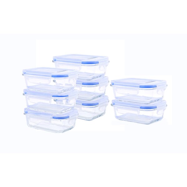 Prep & Savour Rectangular 8 Container Food Storage Set & Reviews | Wayfair