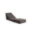Canapé-lit polyvalent 1 place, gris chaud, 27,6 po x 39,4 po x 27,6 po | Coussin de siège et de dossier convertible en tissu 100% polyester, nettoyage à sec et mousse avec 28 couches de mousse | Pas de cadre pour un confort peu encombrant-1103442182