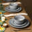 Stone Lain Comet 12-Piece Dinnerware Set Stoneware-114249227