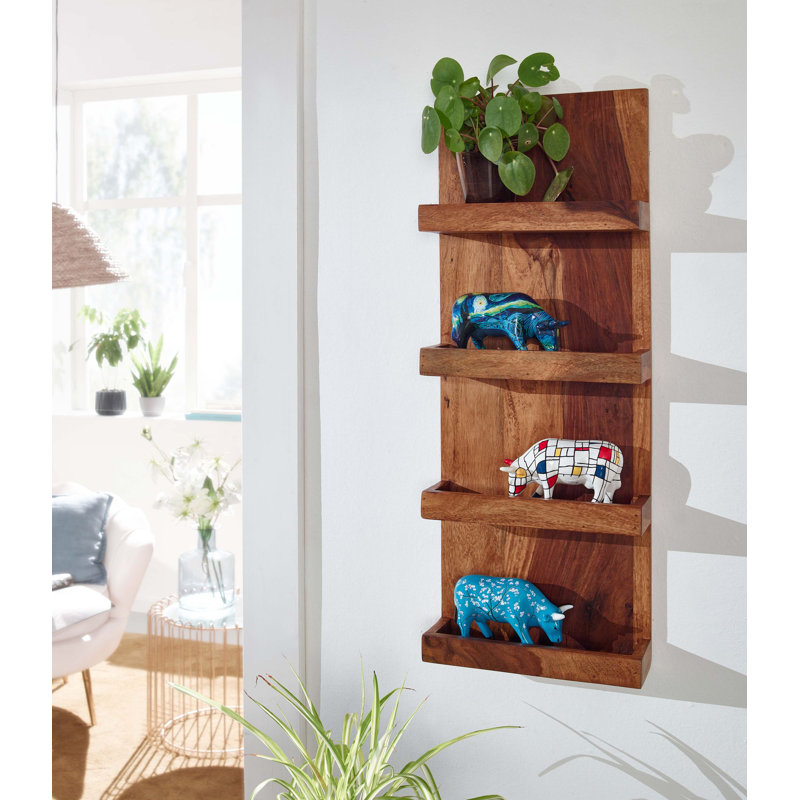 Scudder 4 Piece Sheesham Solid Wood Tiered Shelf