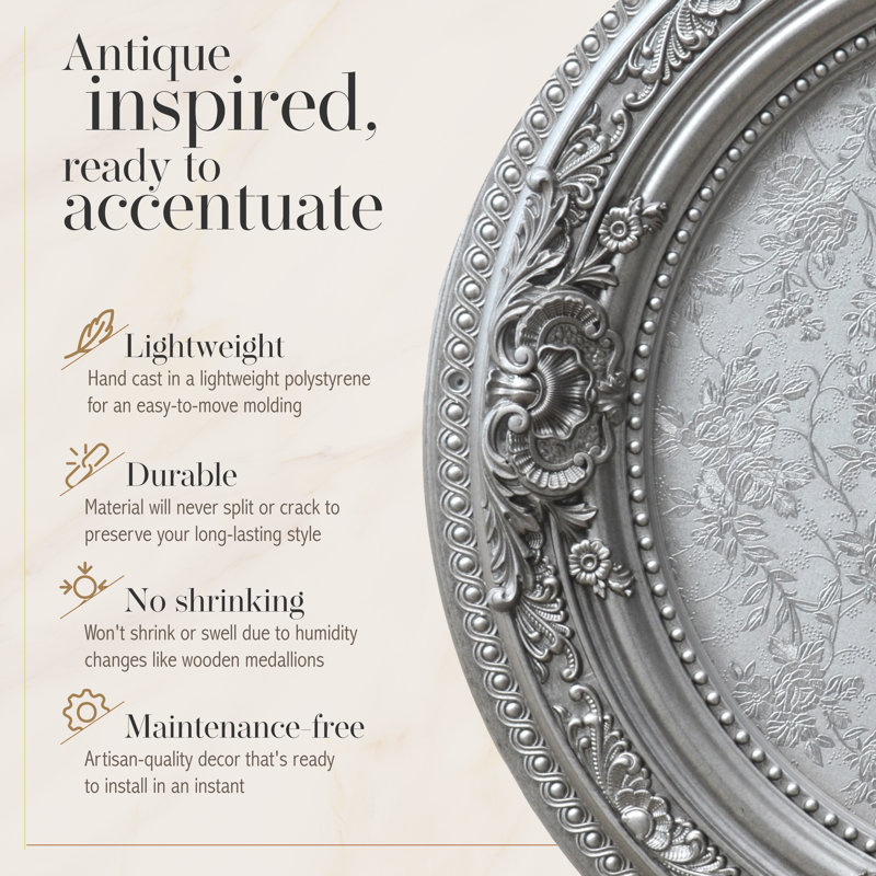Antique Round Ceiling Medallion