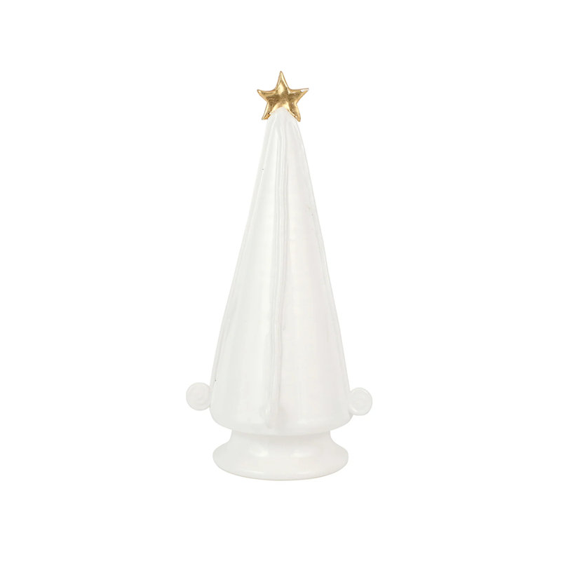 Foresta Medium Tree with Swirl, White