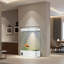 Aquarium blanc rectangulaire moderne-1059056330