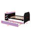 Space-Saving Daybed with Trundle, Integrated Desk and USB Ports