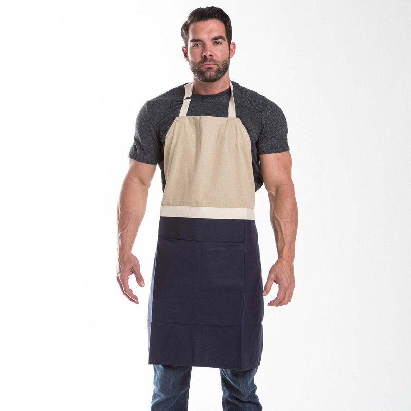 Solid Colour Canvas Childrens Apron, Adult, Black