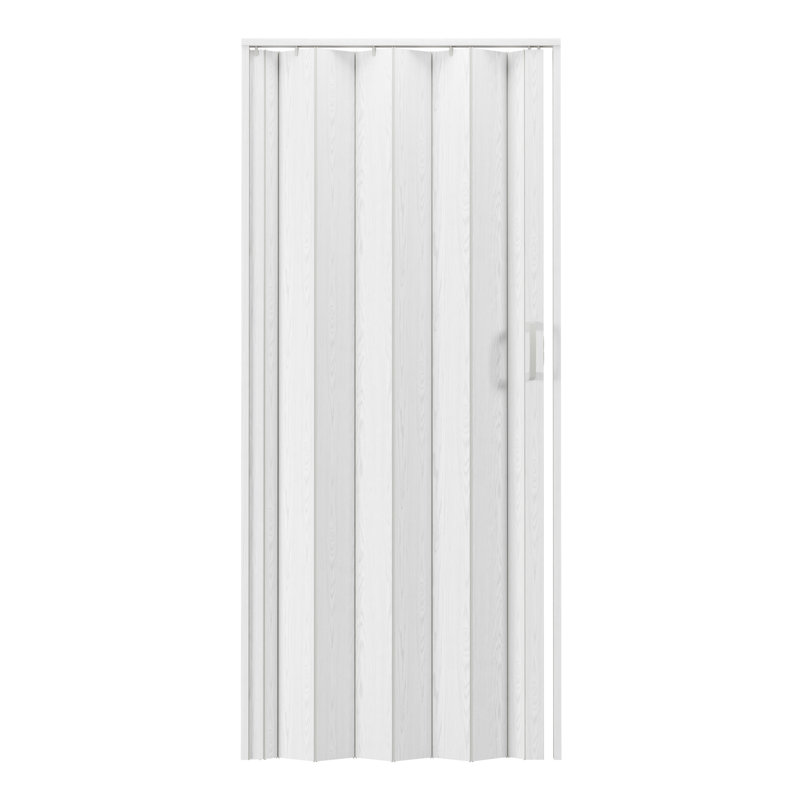 Techni Home Studio Series PVC Foldable Accordion Door, 36" x 80", White