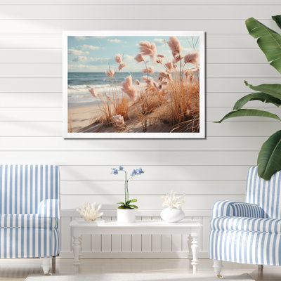 " Ocean Spring Bliss Tender Pastel Beach Grass I "