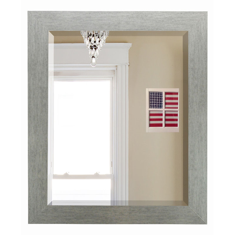 Arlow Flat Wall Mirror, 45.5" H x 39.5" W