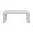 Boucle Waterfall Bench Cream 42"W