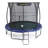 10ft JumpKing JumpPod Deluxe Trampoline with Safety Enclosure and Reverseable Safety Pad