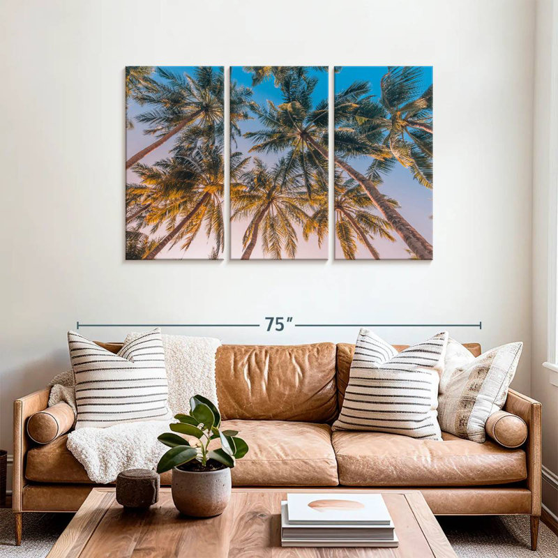 Gillard Summer Coconut Palms, 36" H x 57" W