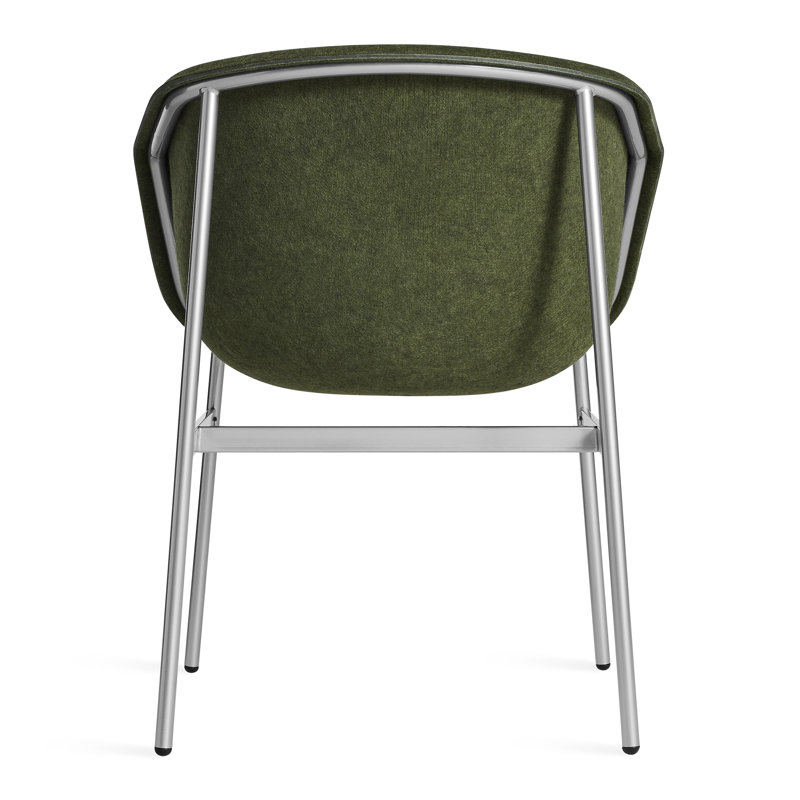 Past Life Upholstered Arm Chair, Silver, Olive