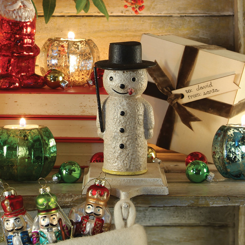 Snowman Stocking Holder