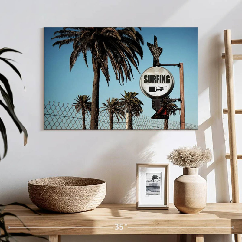 Signe de spot de surf Senne, H 16 po x l 24 po