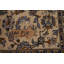 Tapis ivoire à motif floral 10 x 13