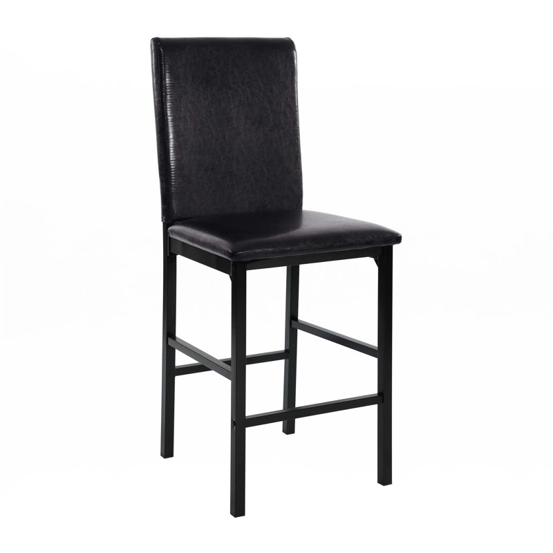 Ensemble de 4 chaises à hauteur de comptoir en métal