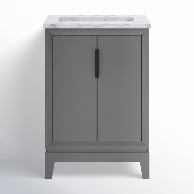 24" Single Bathroom Vanity Set, Cashmere Gray