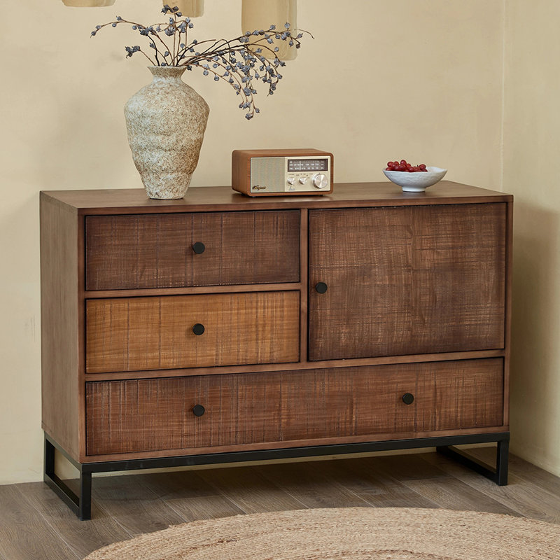 Buffet minimaliste de style européen, H 31,5 po x l 47,2 po x P 17,7 po