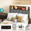 Lit plateforme avec rangement Ashanni