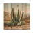 Cactus And The Desert Hills III - Floral Cactus Wood Wall Decor - On Natural Pine Wood-1988568865