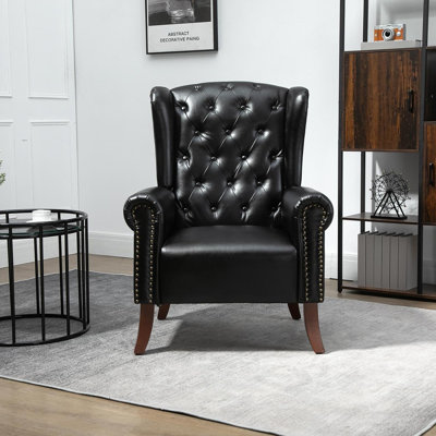 Fauteuil à oreilles capitonné de 31,5 po de large Dreggors